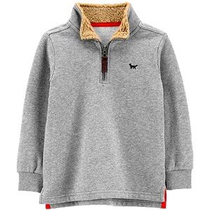 Kid boys Carter’s pullover *Size 8 kids-Grey/ New with tag Never worn